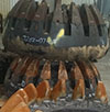 annular bop element rubber removal